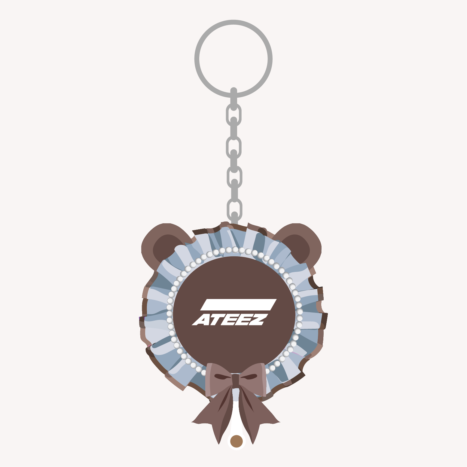 Ateez Picket Keyring - Light