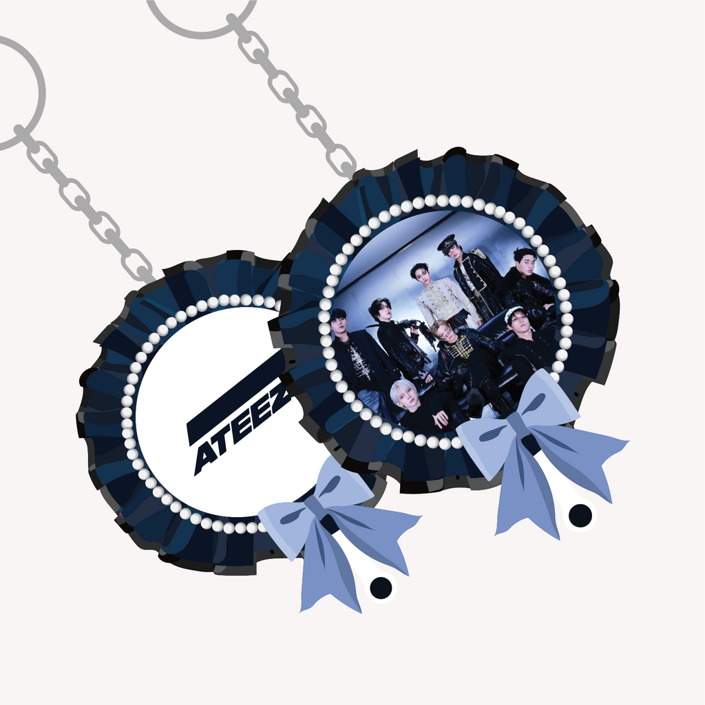 Ateez Picket Keyring - Dark