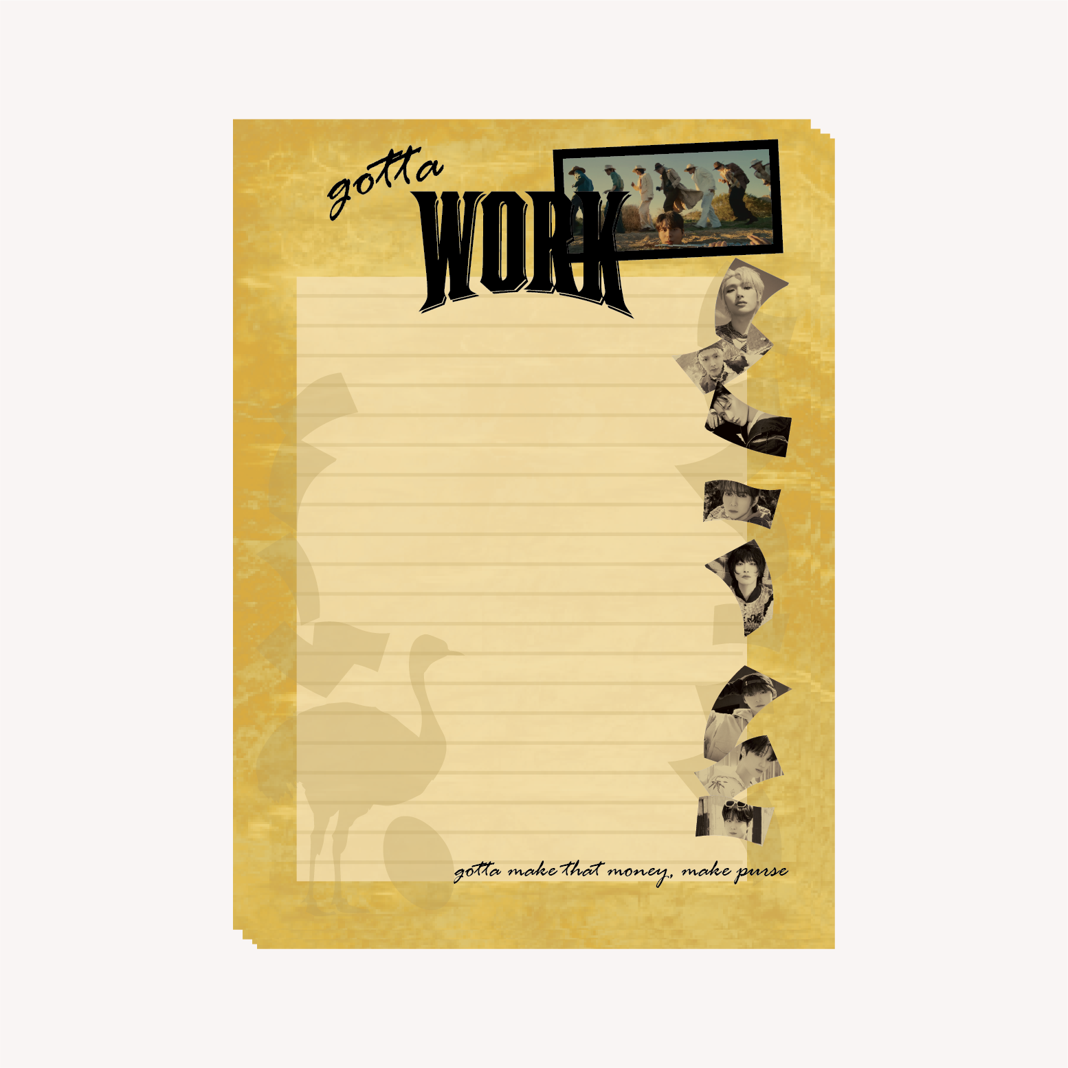Ateez Work A5 Notepad