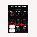 Ateez Stamps A5 Sticker Sheet