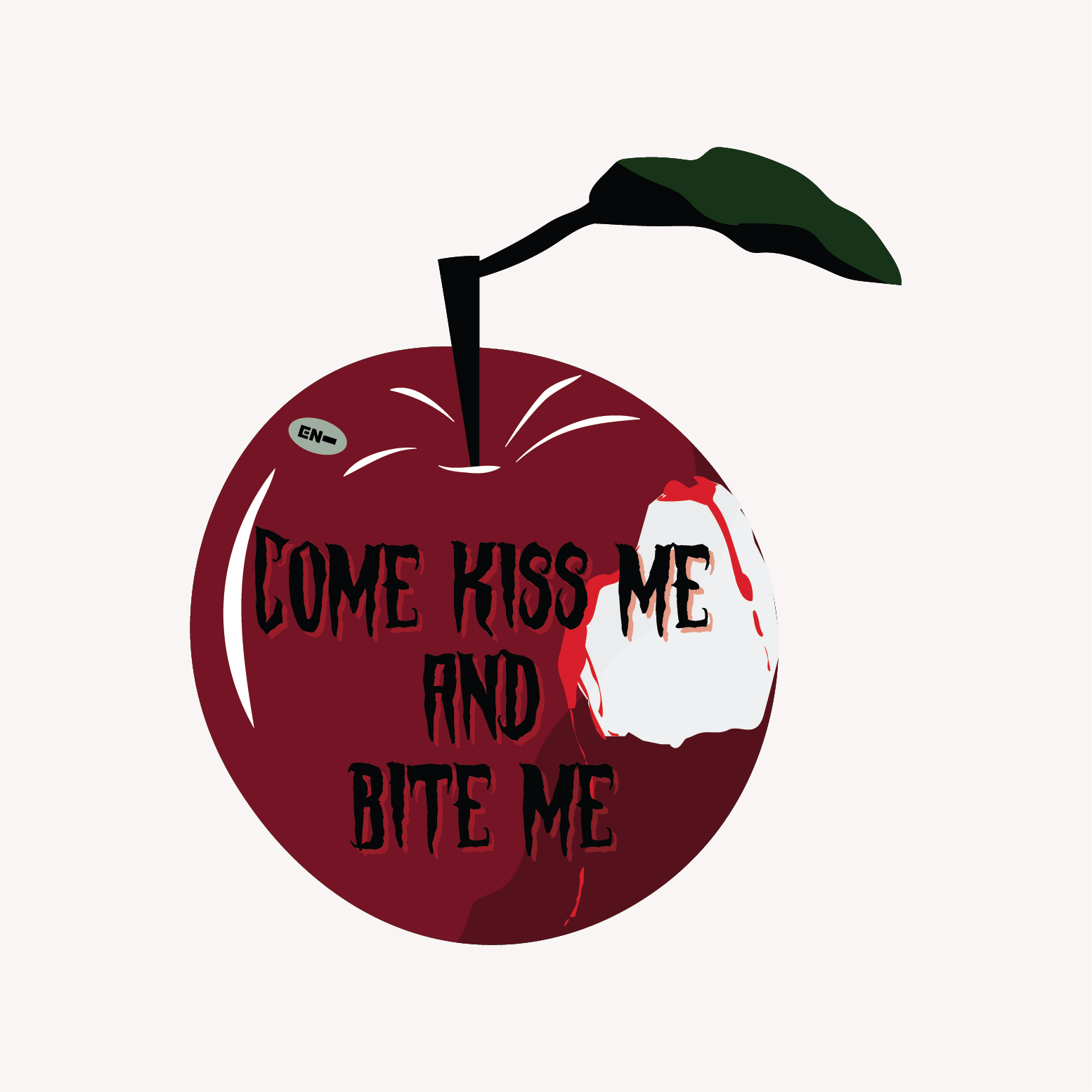 Enhypen Bite Me 10cm Vinyl Die Cut Sticker