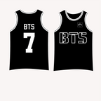 BTS Group Jersey Keyring