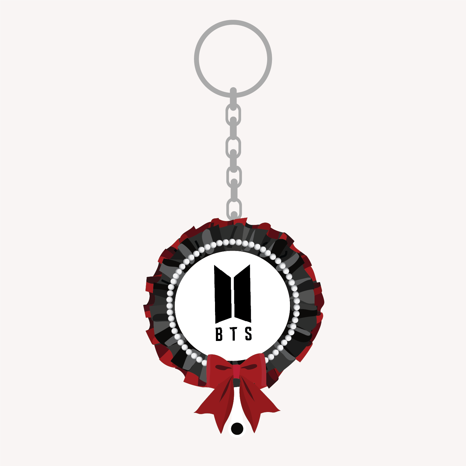 BTS Picket Keyring - Dark