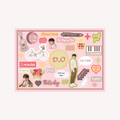 EXO D.O Solo A6 Sticker Sheet