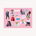 Going Seventeen Jeonghan A6 Sticker Sheet