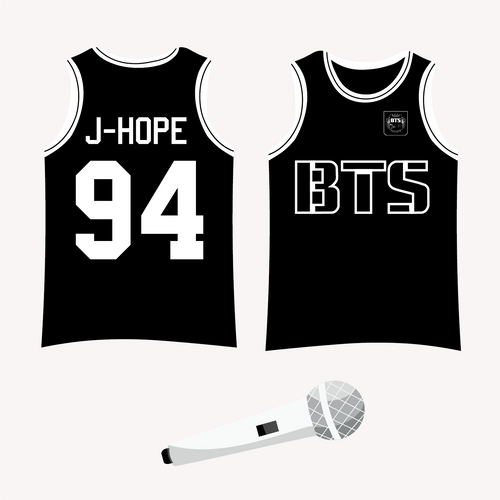 BTS J-Hope Jersey Keyring