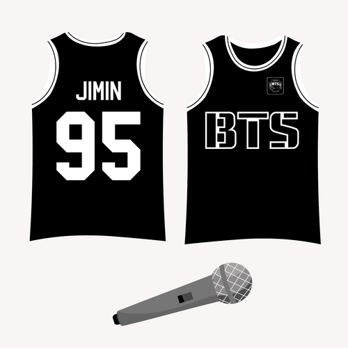 BTS Jimin Jersey Keyring