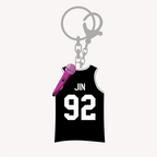 BTS Jin Jersey Keyring