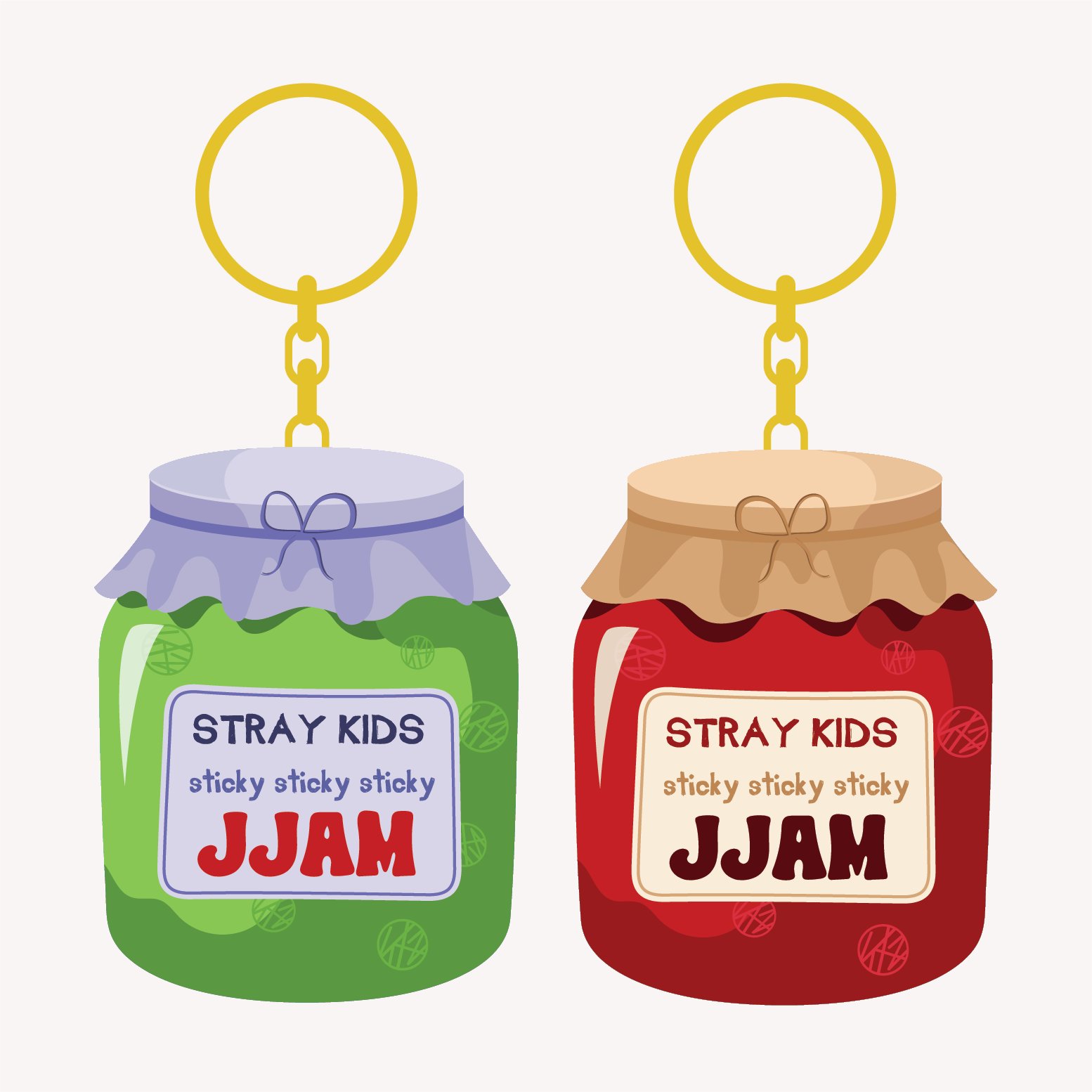 Stray Kids Jjam Keyring