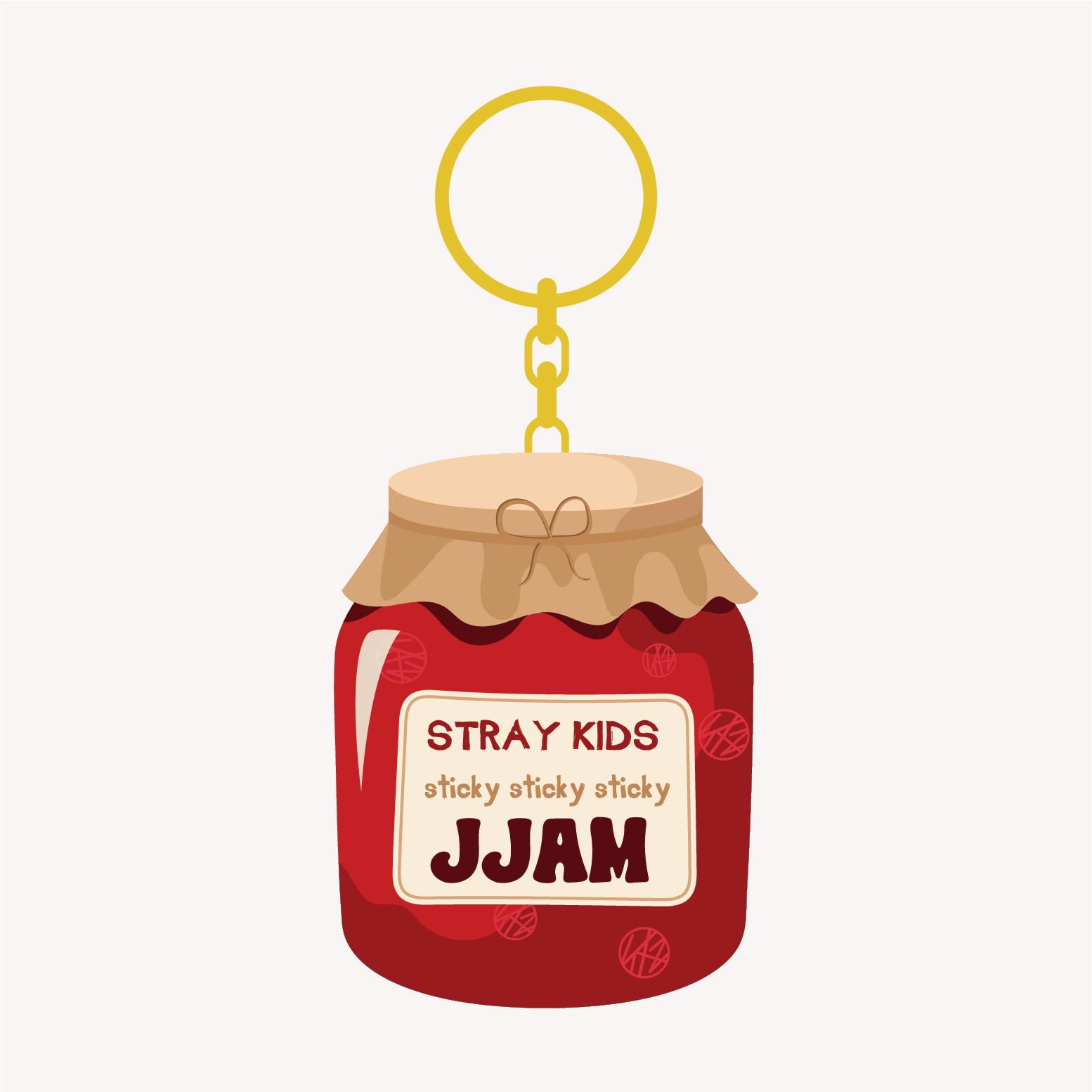Stray Kids Jjam Keyring