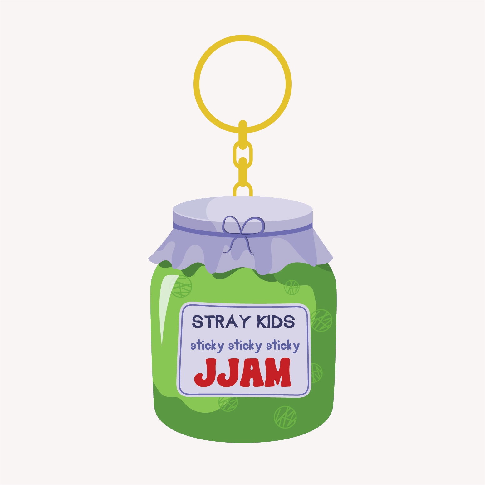 Stray Kids Jjam Keyring