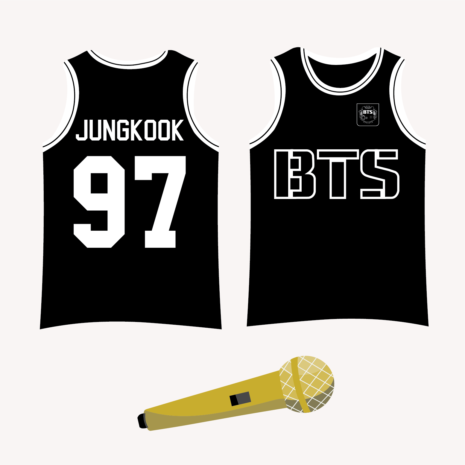 BTS Jungkook Jersey Keyring