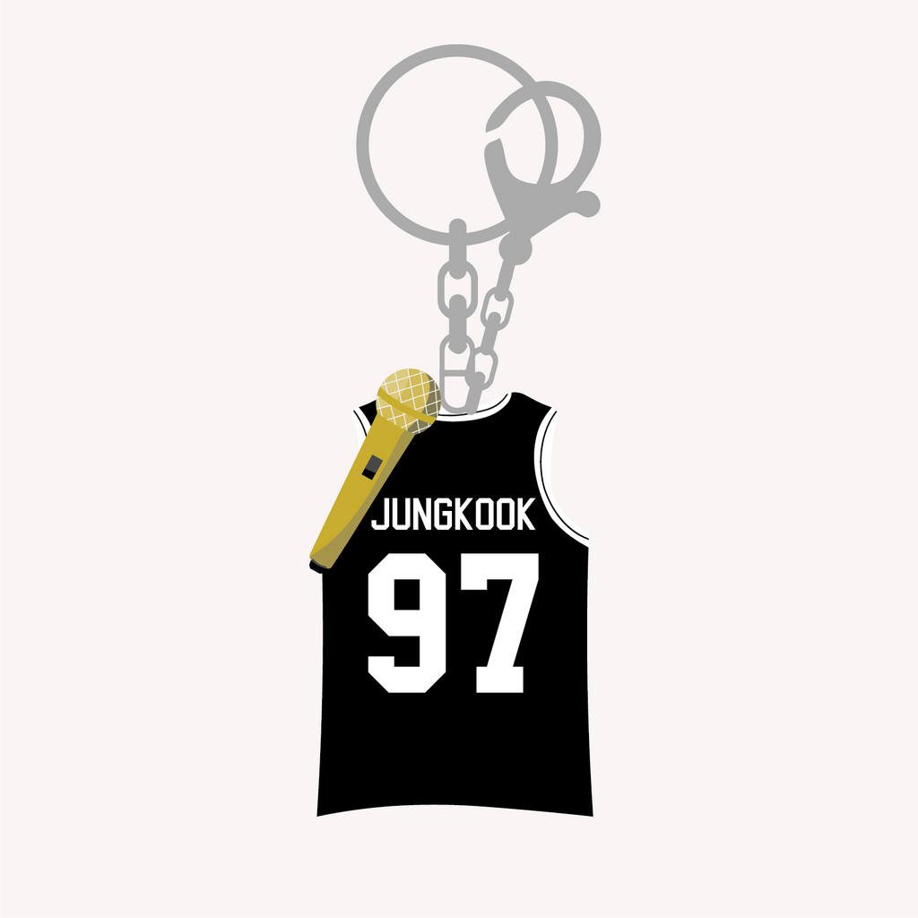 BTS Jungkook Jersey Keyring
