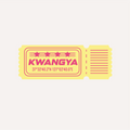 Aespa Ticket to Kwangya Holographic 8cm Vinyl Die Cut Sticker