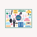 Lovely Runner Kdrama A6 Sticker Sheet