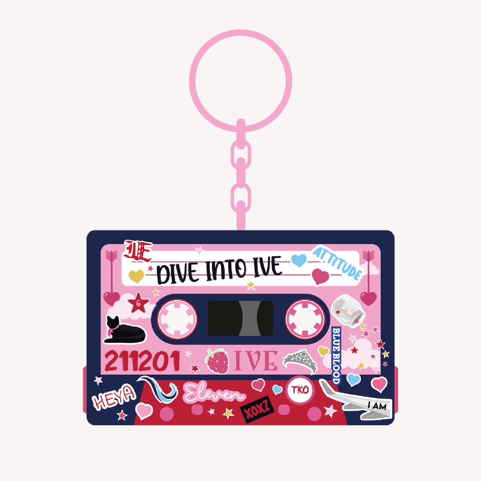 IVE Mixtape Keyring