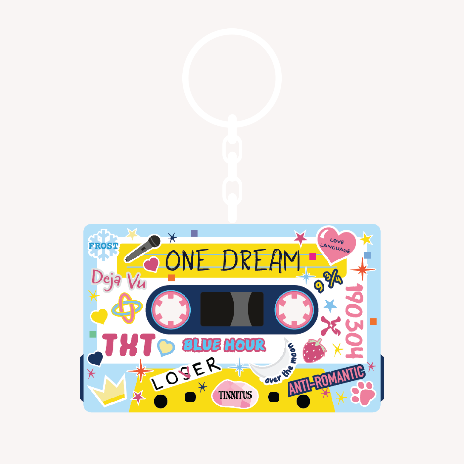 TXT Mixtape Keyring