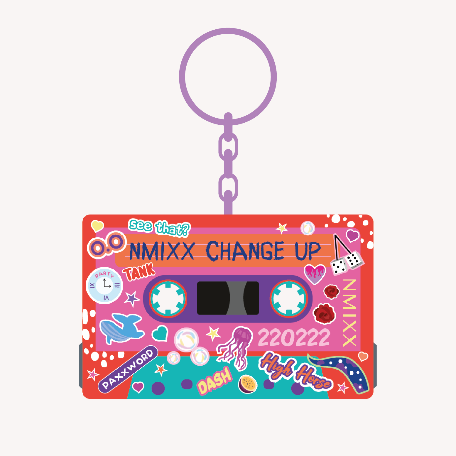 NMIXX Mixtape Keyring