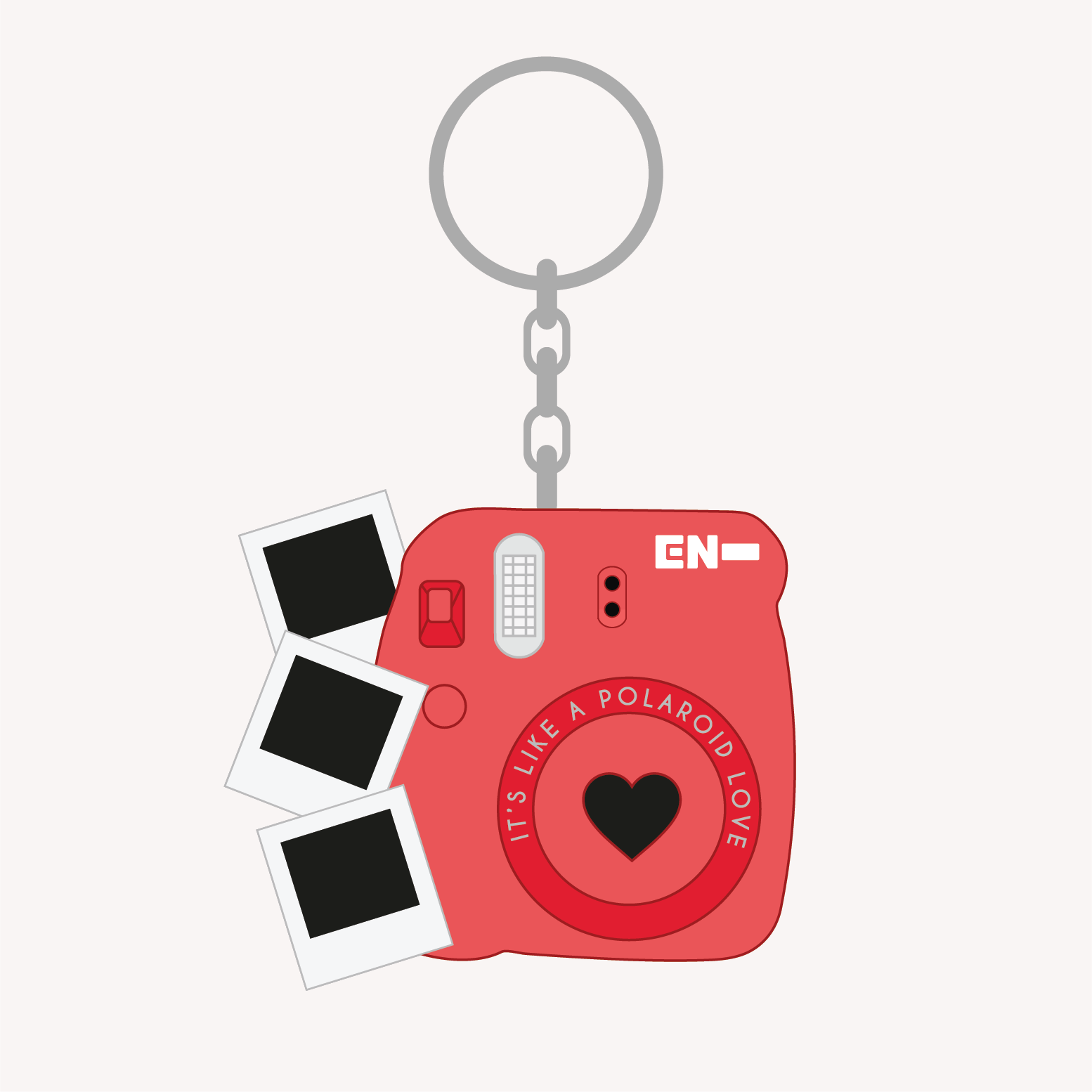 Enhypen Polaroid Love Keyring