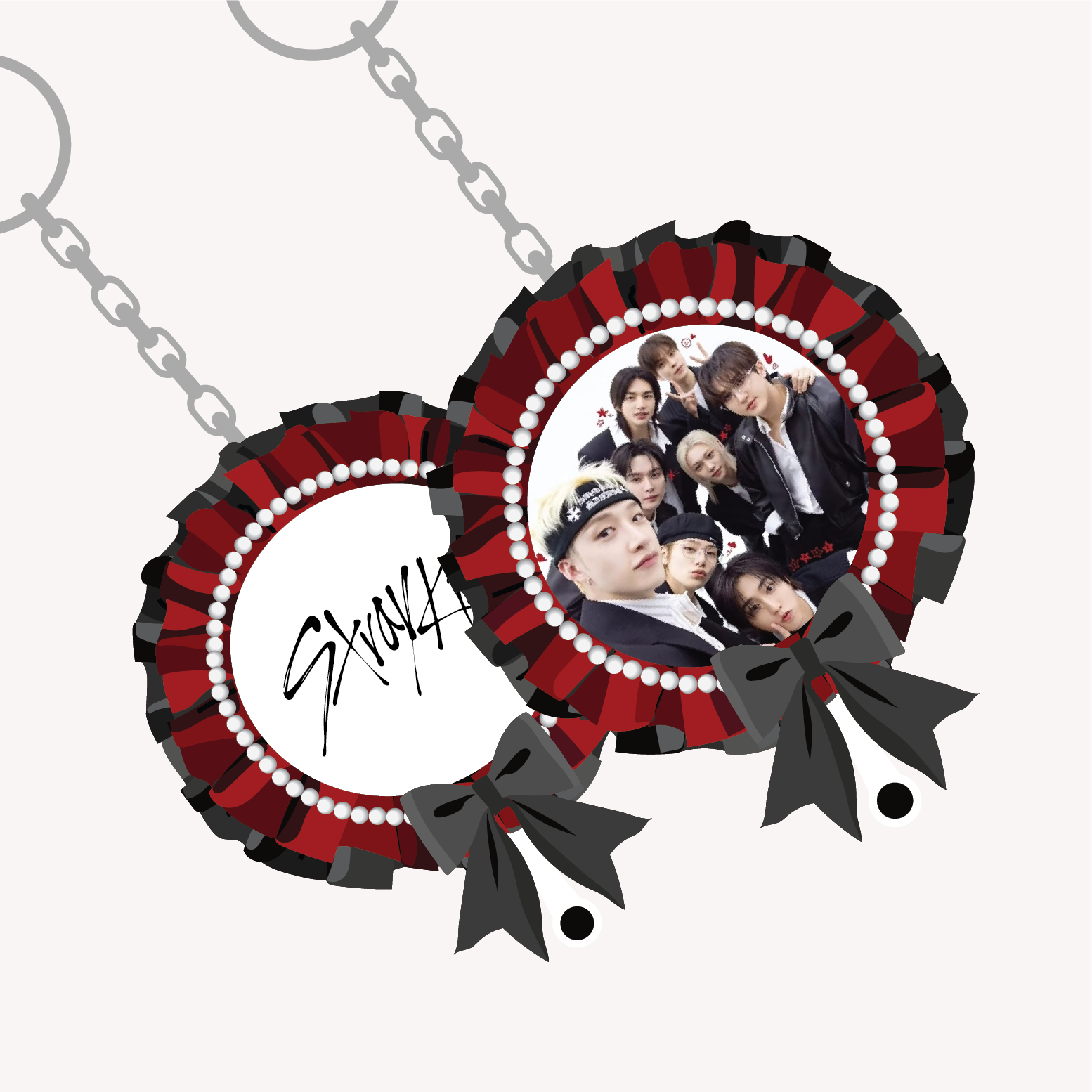 Stray Kids Picket Keyring - Dark