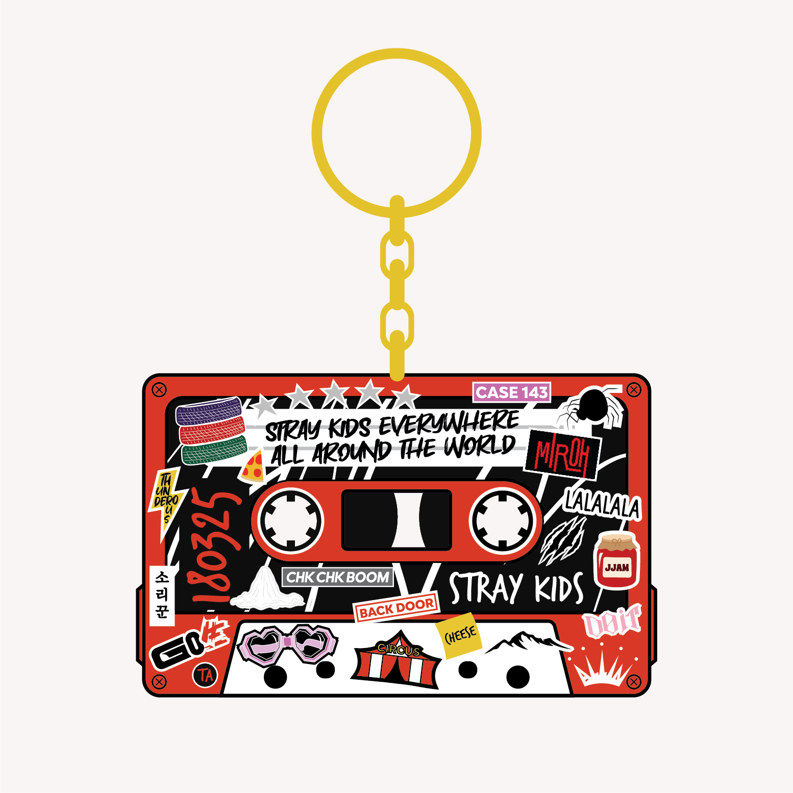 Stray Kids Mixtape Keyring