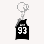 BTS Suga Jersey Keyring