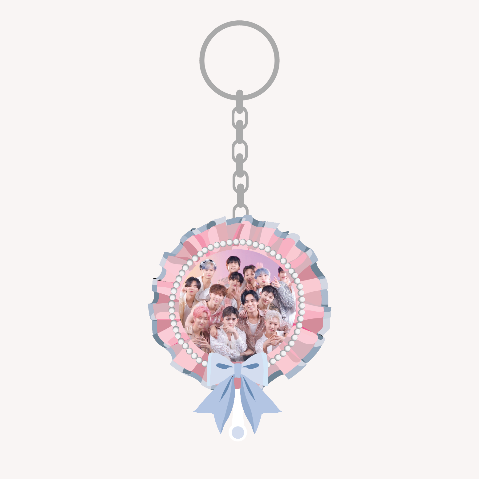 Seventeen Picket Keyring