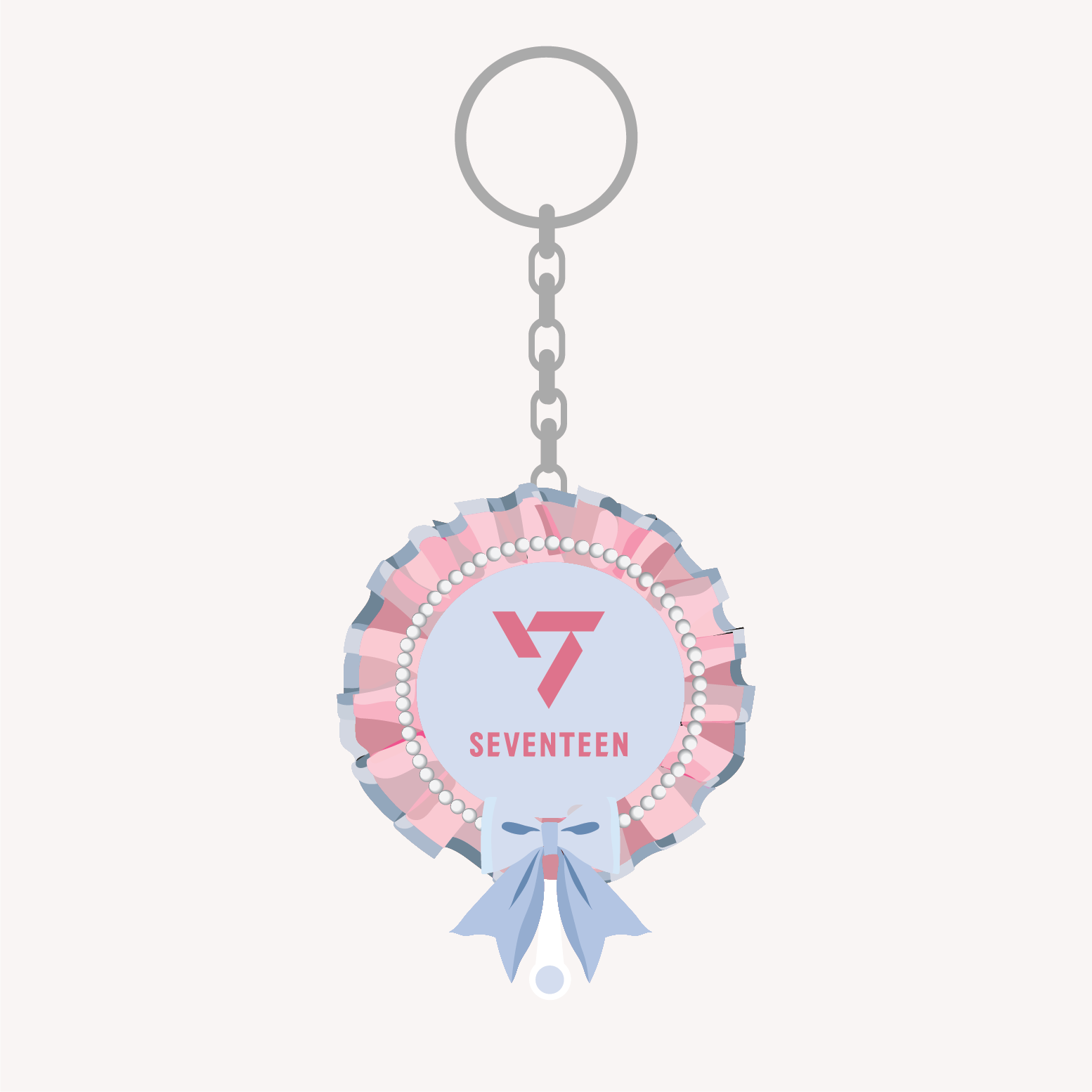 Seventeen Picket Keyring