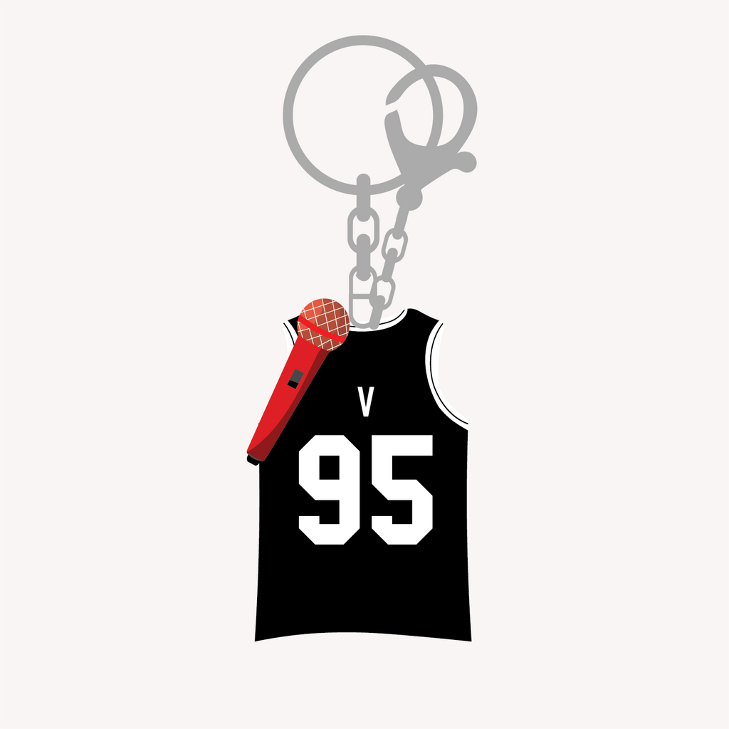 BTS V Jersey Keyring