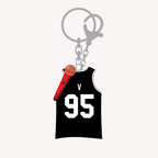BTS V Jersey Keyring