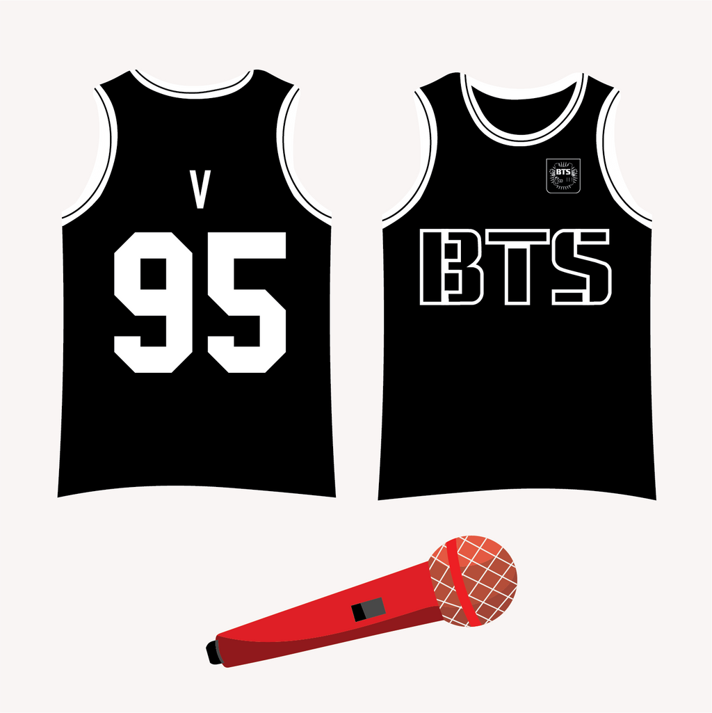 BTS V Jersey Keyring