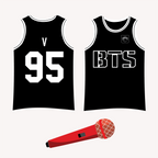 BTS V Jersey Keyring