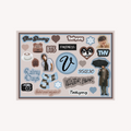 BTS V Solo A6 Sticker Sheet